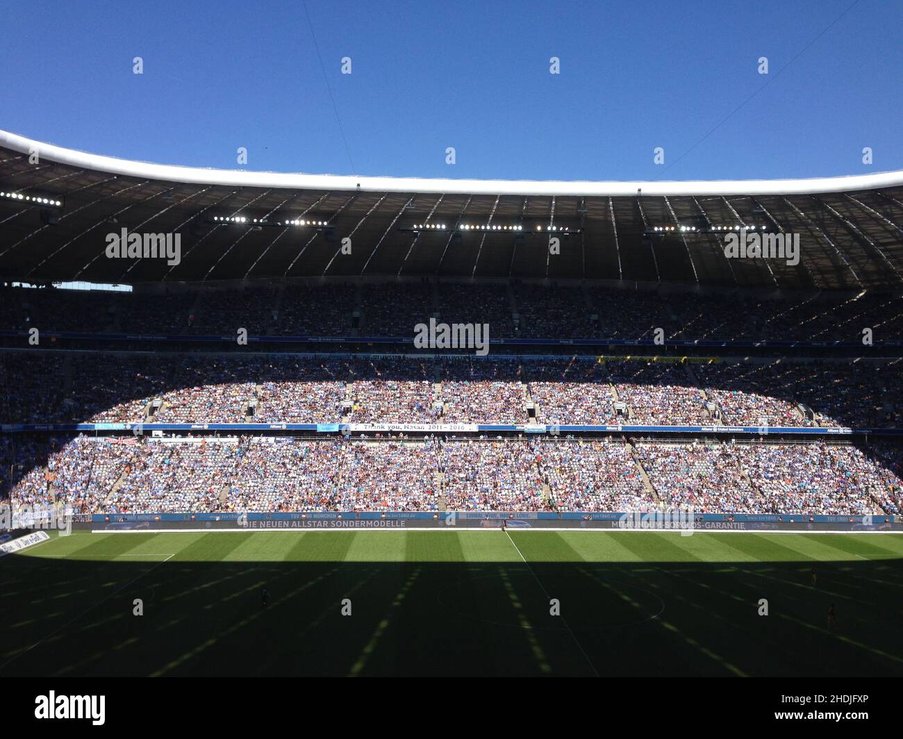 Fußballstadion, Allianz Arena, Fußballstadien, Stadion, Stadion, stadion, Stadien Stockfoto