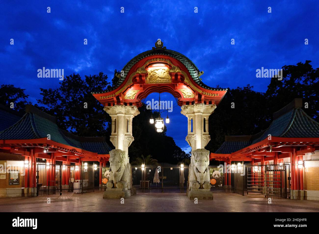 berlin, Zoo, Portal, Zoos, Portale Stockfoto