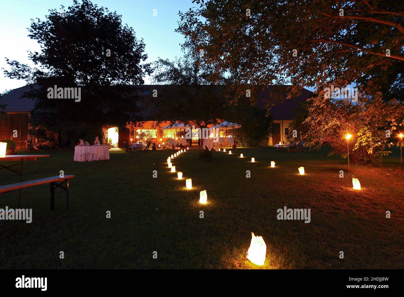 Dekoration, Zeremonie, Hochzeitsempfang, Dekorationen, Zeremonien, Hochzeitsempfänge Stockfoto