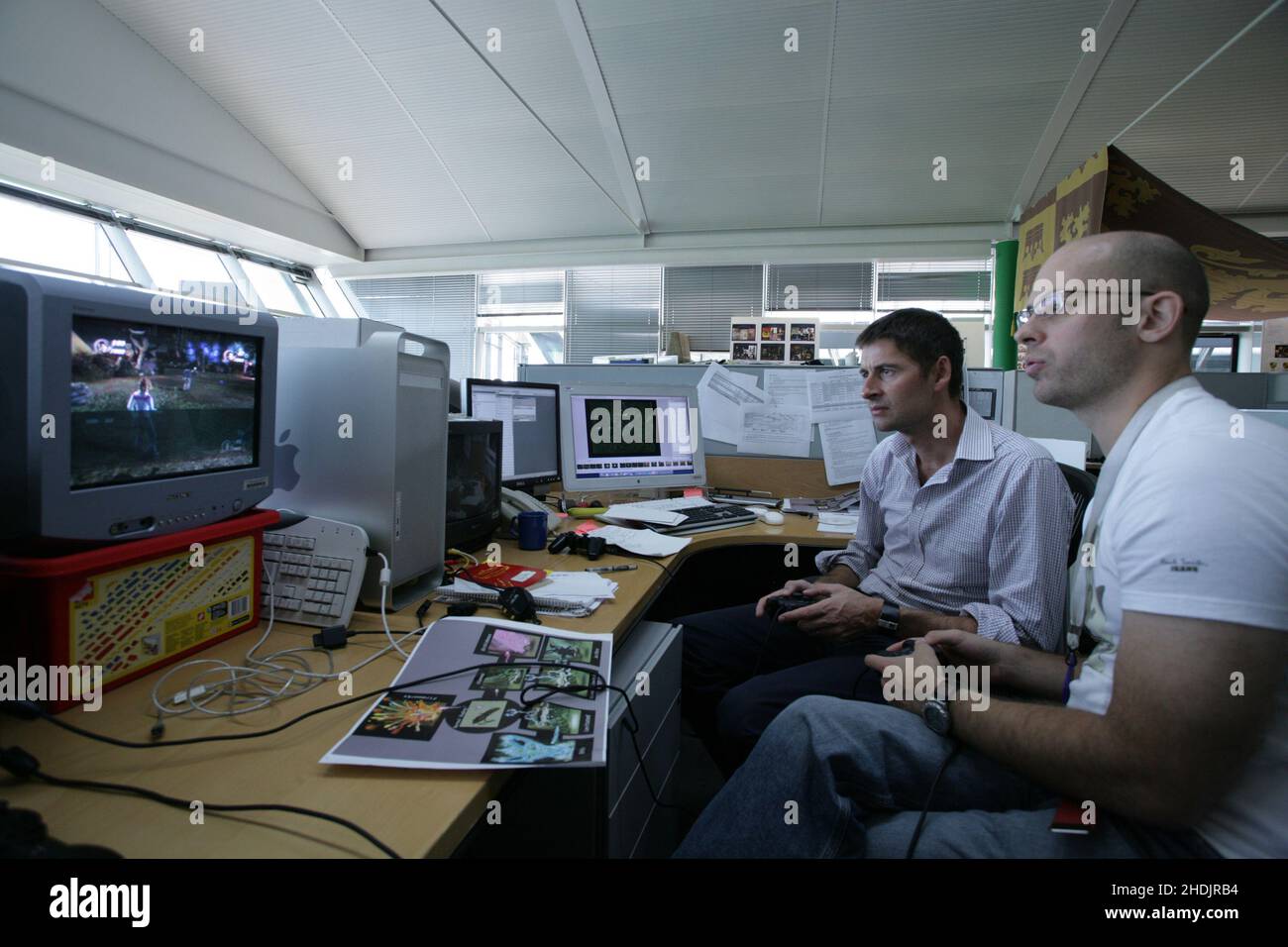 Electronic Arts Entwickler von Videospielen waren für die Herstellung der Harry Potter Videospiele verantwortlich. Stockfoto