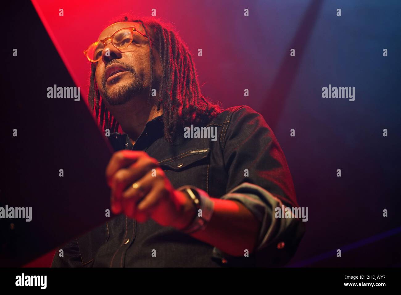 DEN HAAG - der amerikanische Schriftsteller Colson Whitehead über das literarische Festival Crossing Border. Stockfoto