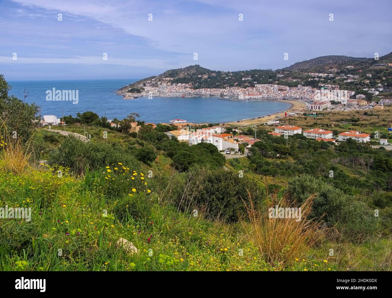 costa brava, el Port de la selva, costa Bravas, el Port de la Selvas Stockfoto