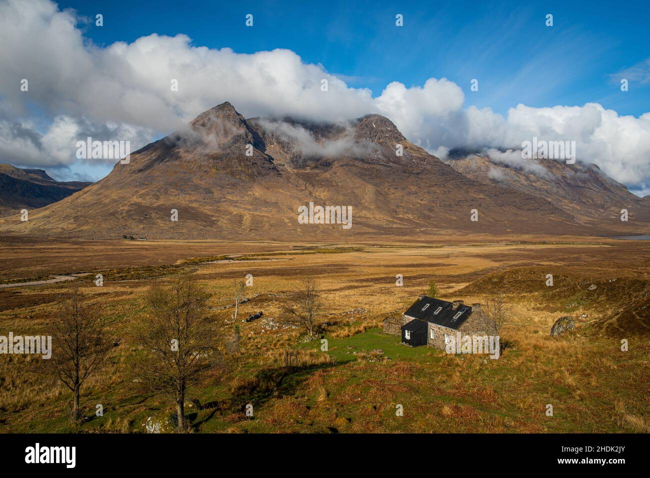 The Fisherfield Six Munros, Schottland Stockfoto