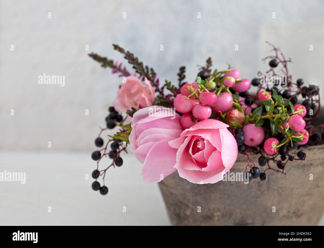 Blumenarrangements, Blumenarrangements Stockfoto