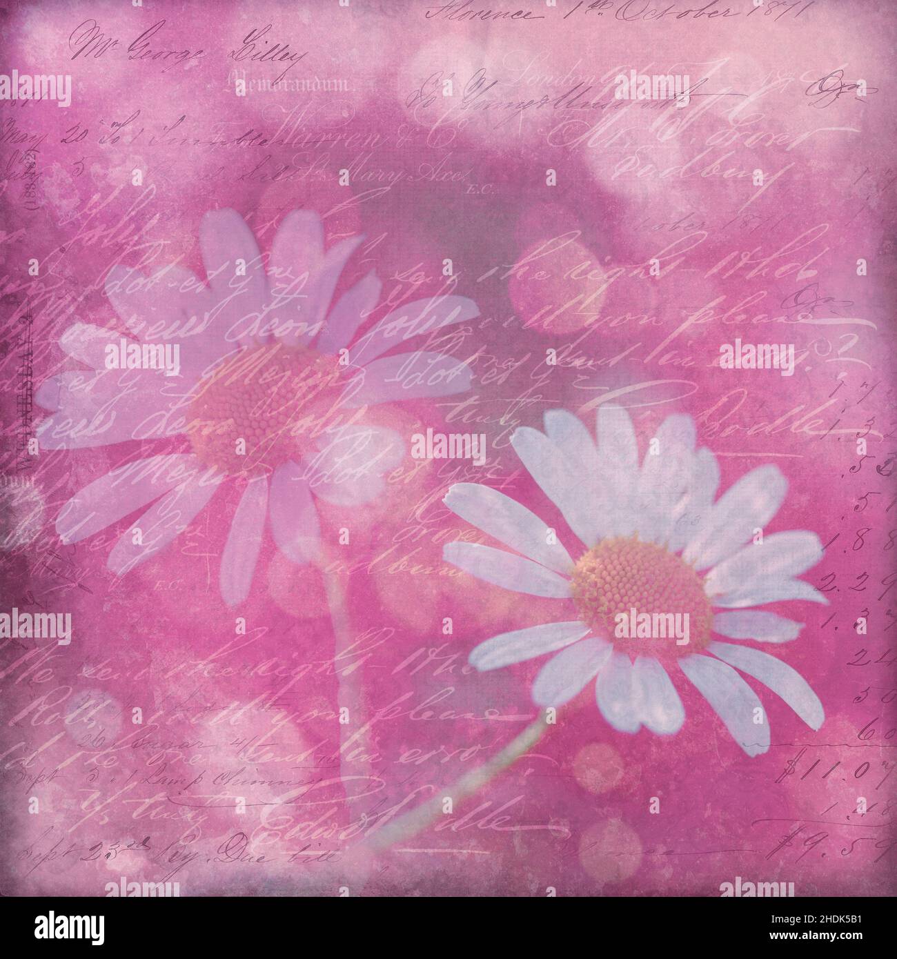 Retro, Manuskript, Collage, vintage, altmodisch, Retro-Stil, Manuskripte, Collagen, Vintage-Druck, Jahrgänge Stockfoto