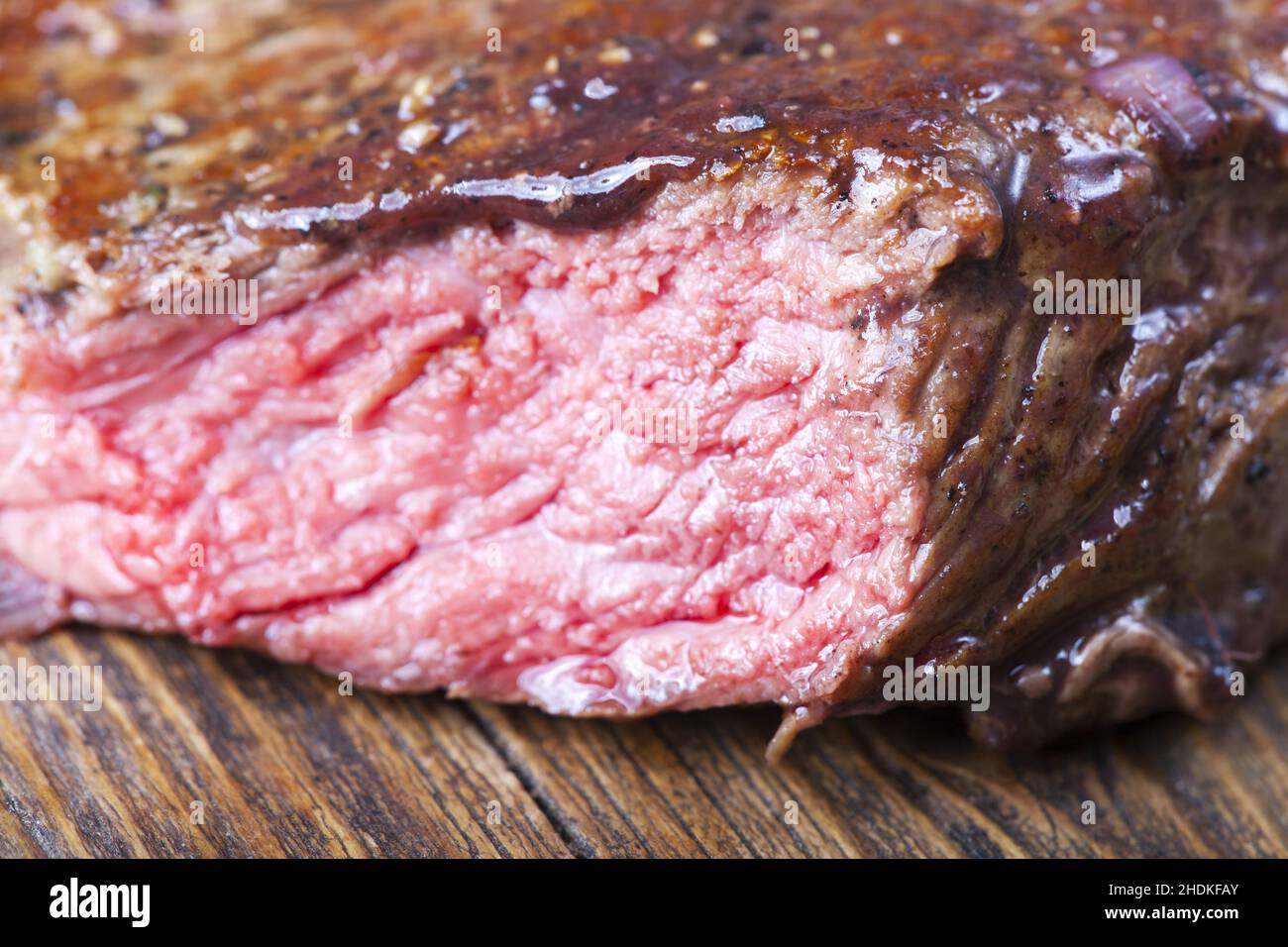 Medium, Rindfleisch, Malmittel, Beiffleisch Stockfoto