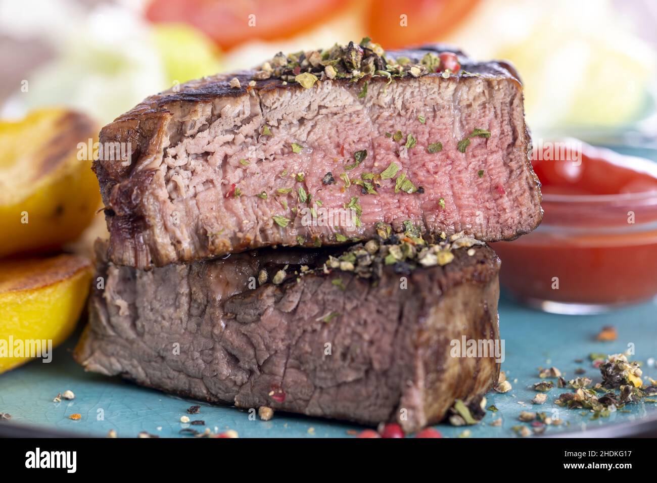 Rindersteak, argentinische, Rindersteaks Stockfoto