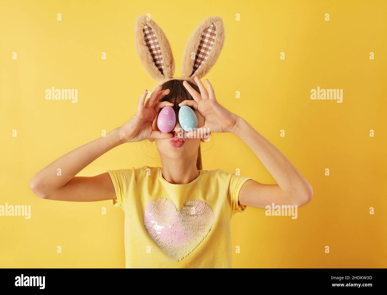 Mädchen, ostern, Spaß, Mädchen, easters, Funs Stockfoto