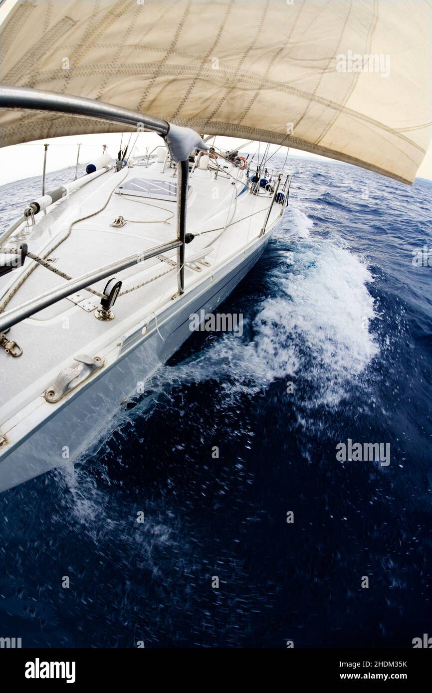 Segeln, Yacht, Yachten Stockfoto