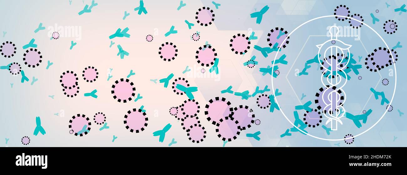 Wissenschaft, Medizin, Virus, Wissenschaft, Medizin Stockfoto