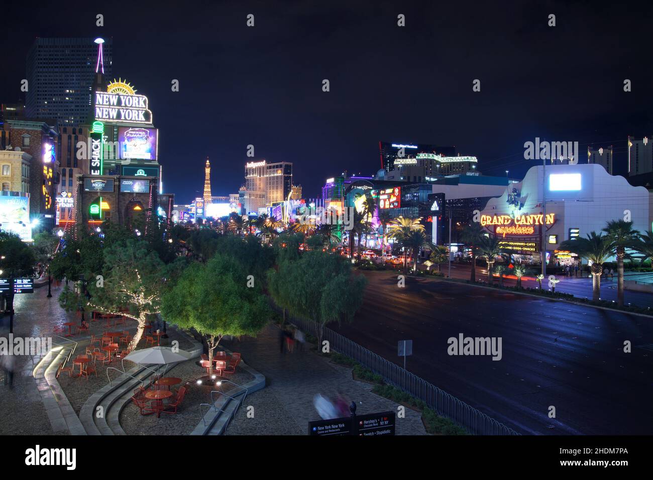 Elektronische Plakatwand, Las vegas, elektronische Plakatwände Stockfoto