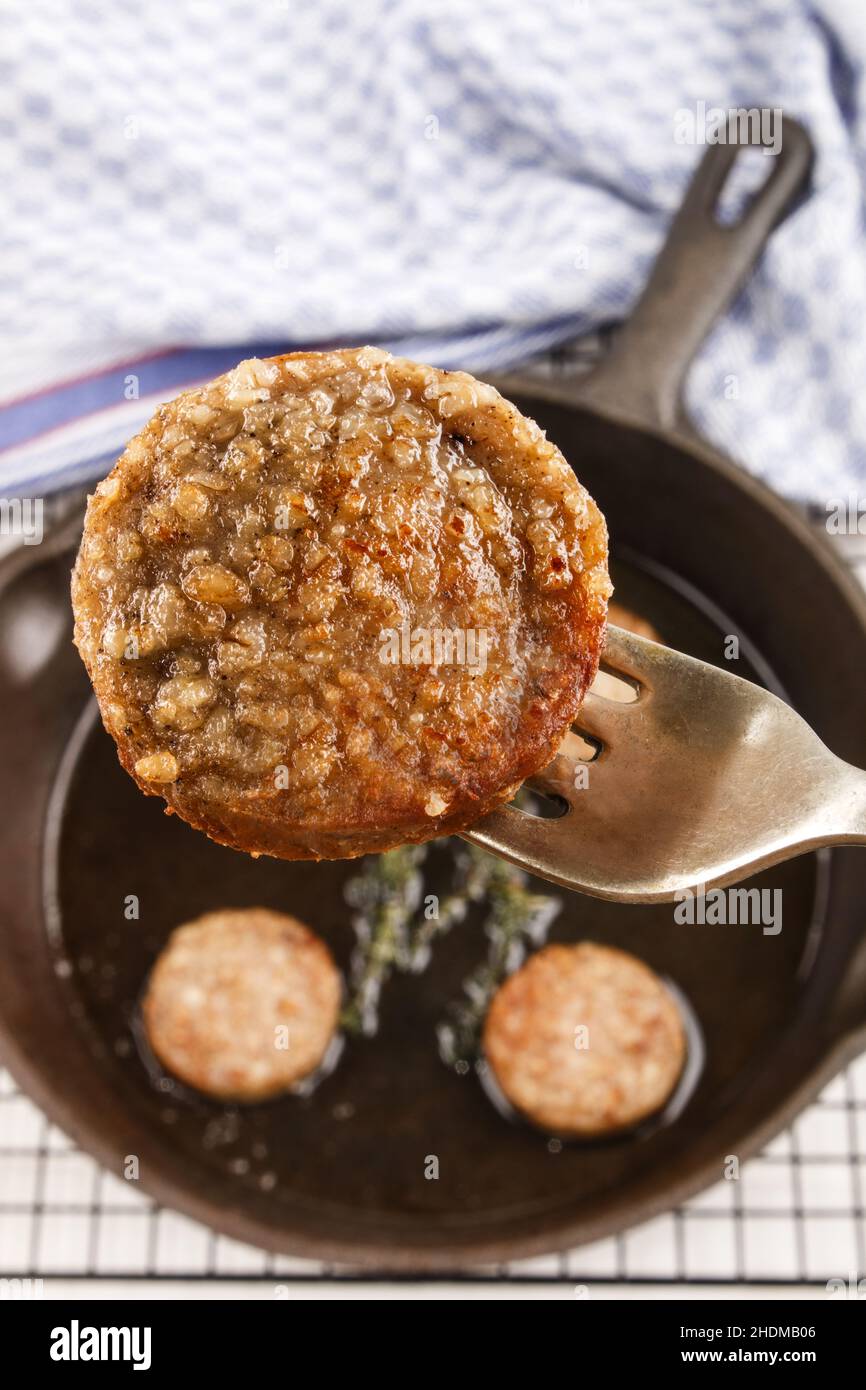 schottische Kultur, weißer Pudding, schottische, schottische Kulturen Stockfoto