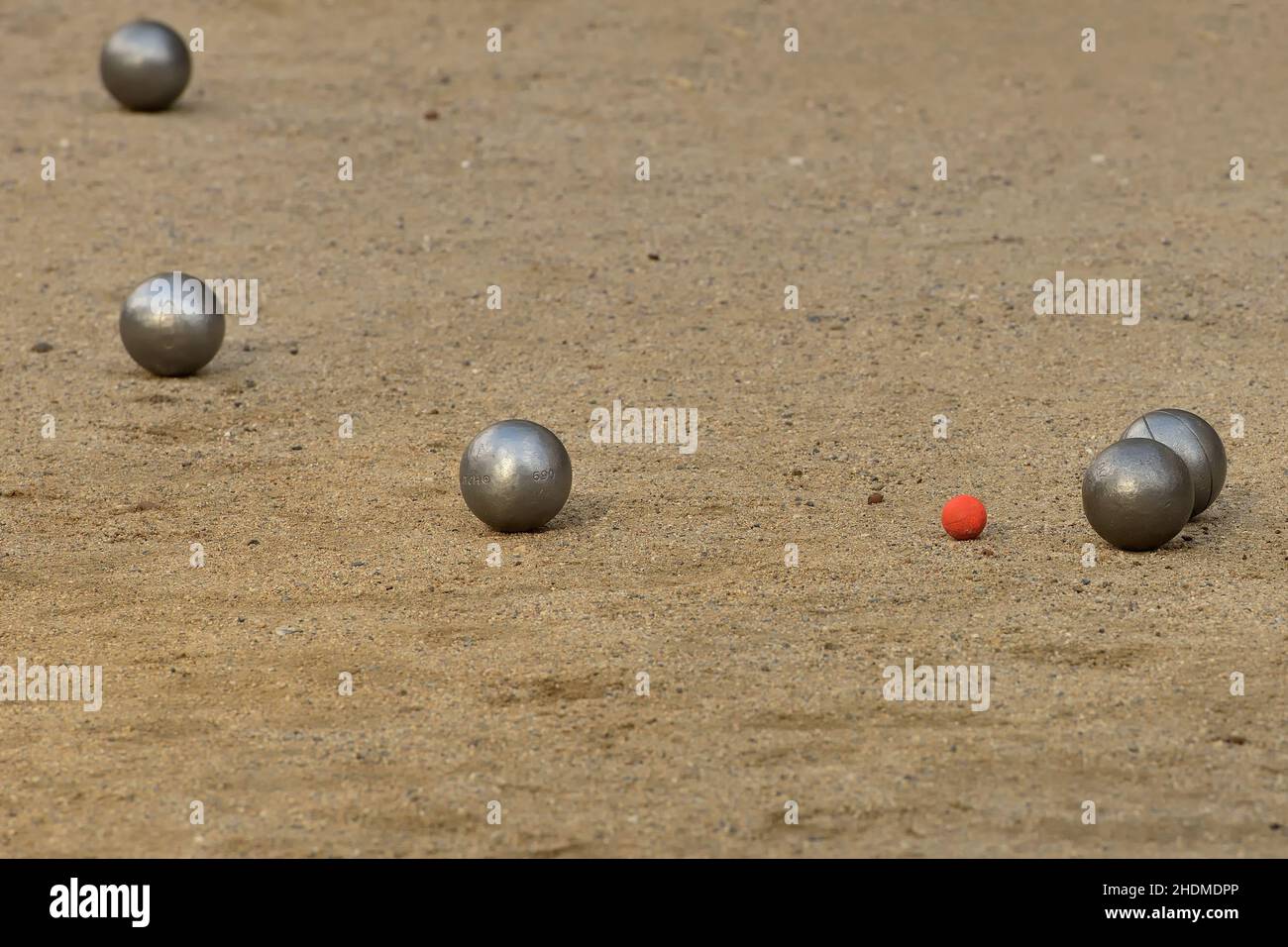 boule, Ballsport, Bocciaball, Boule, Bocciabälle Stockfoto