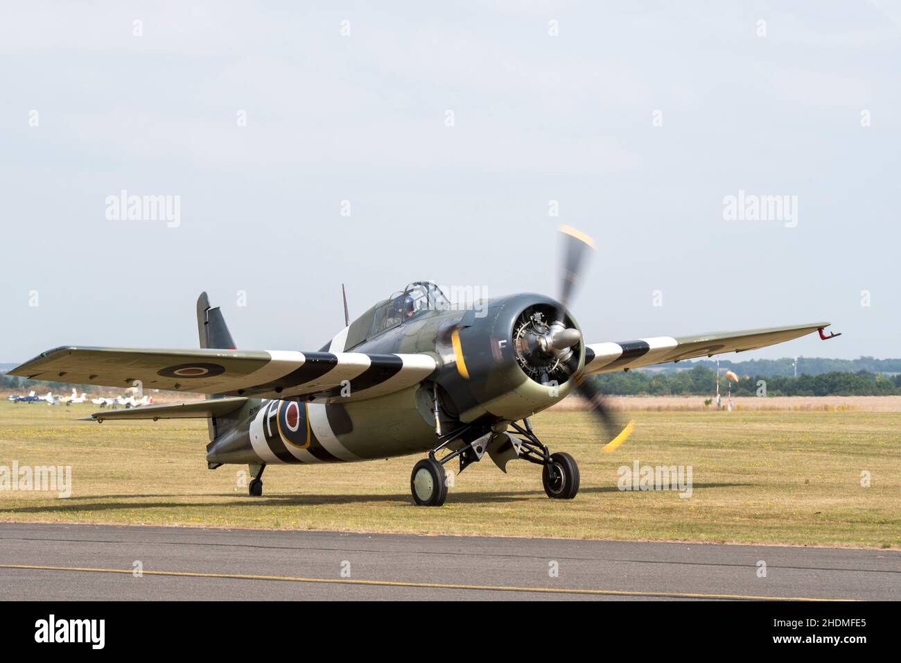 Grumman F6F Hellcat Taxi-ing Stockfoto