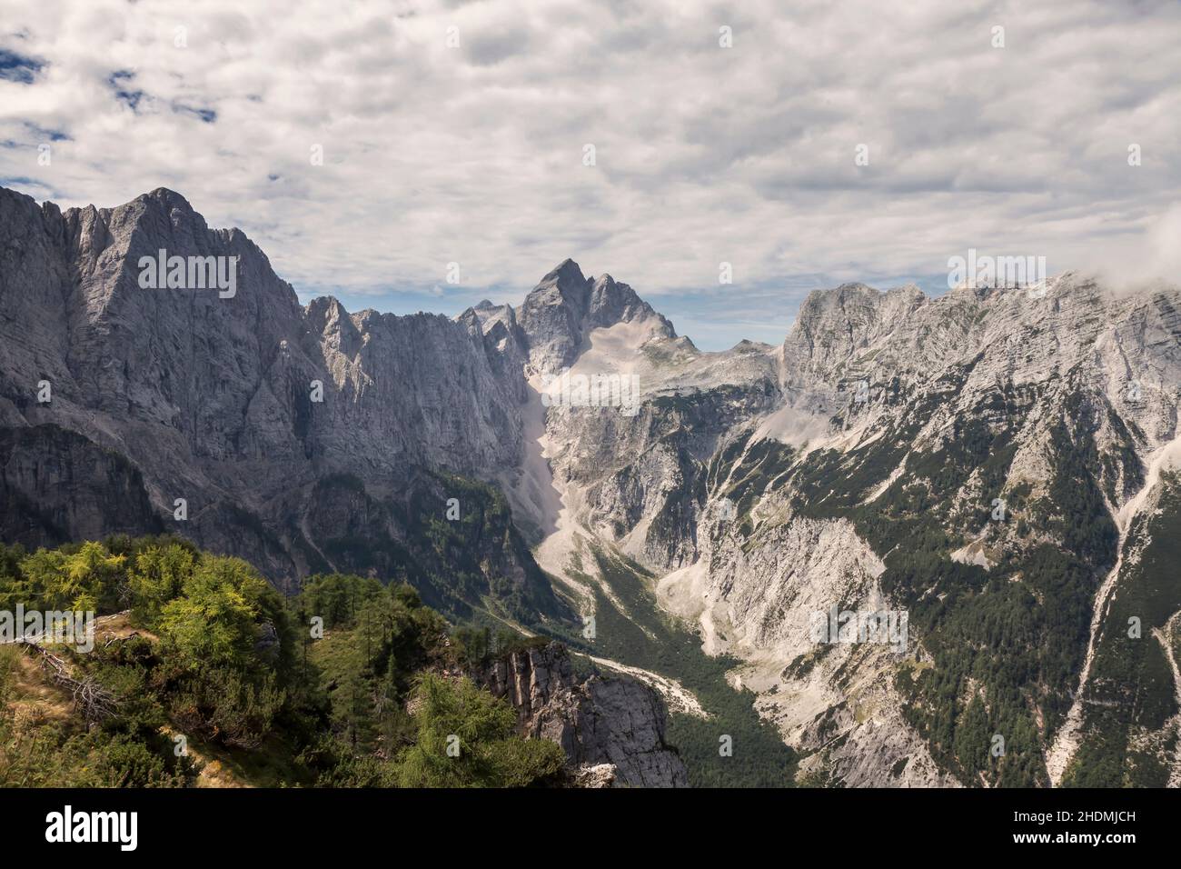 die julischen alpen, Nationalpark triglav Stockfoto