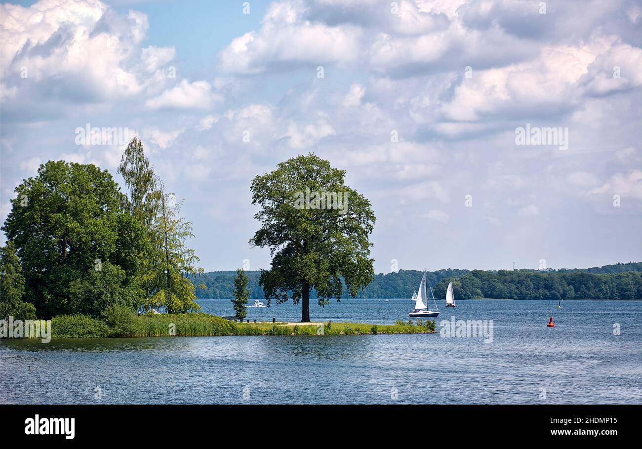 schweriner See, schweriner See Stockfoto