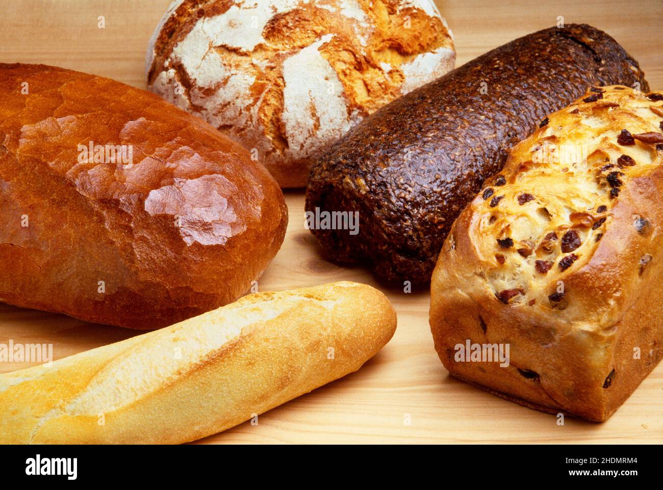 Brot, Brot, Brot, Laib, Laafs Stockfoto