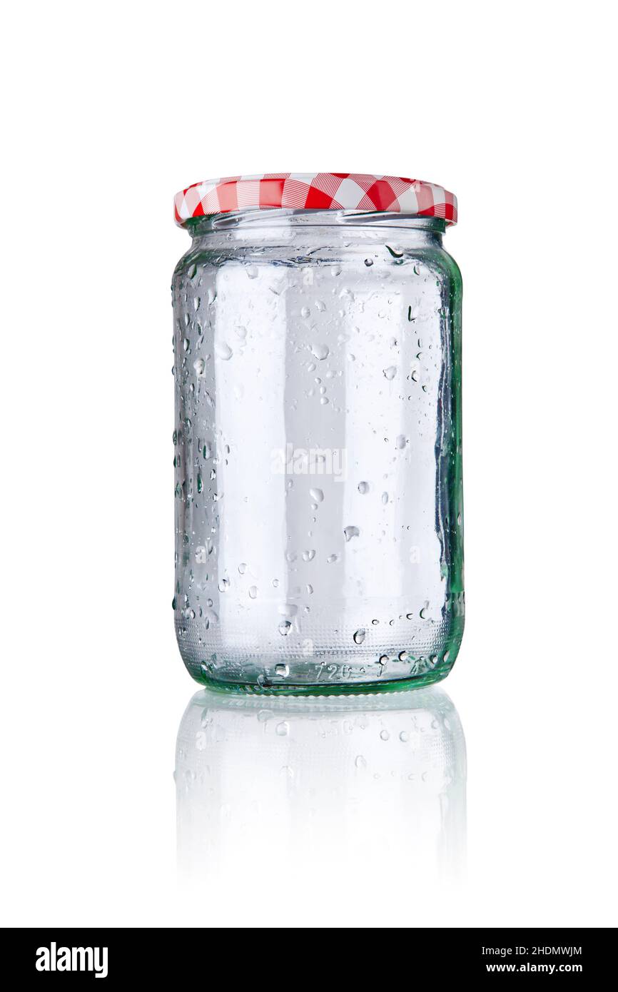 Glas, Glas mit Schraubverschluss, Gläser, Gläser mit Schraubverschluss Stockfoto