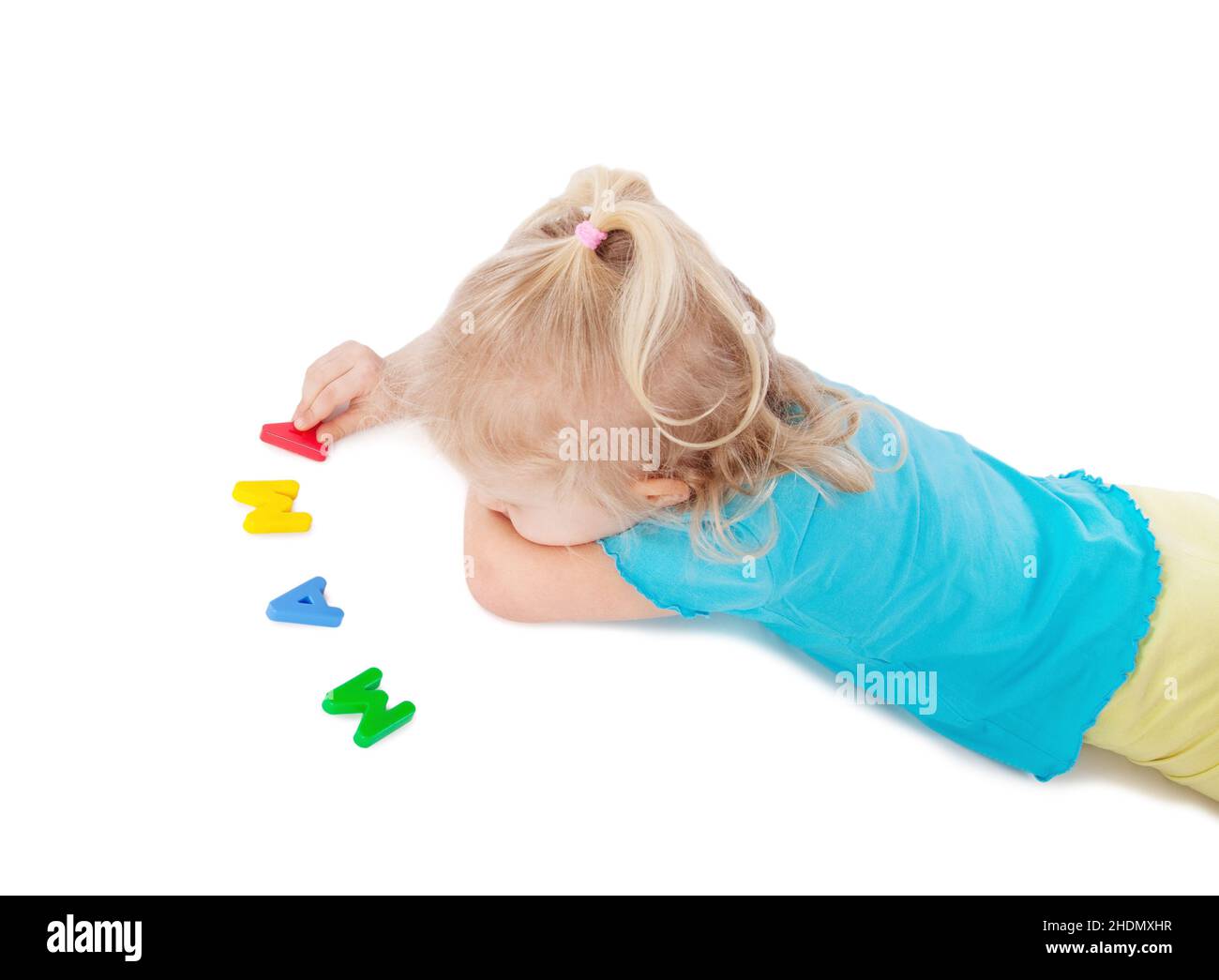 Mädchen, Wort, Mama, Mädchen, Worte, Mütter Stockfoto