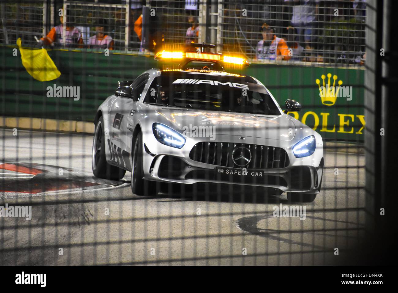 F1 Safety Car - Singapur F1 2019 Stockfoto