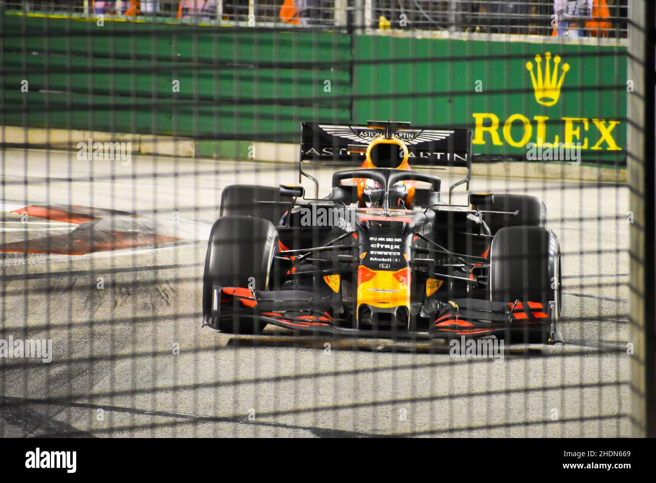 Max Verstappen - Singapur F1 2019 Stockfoto