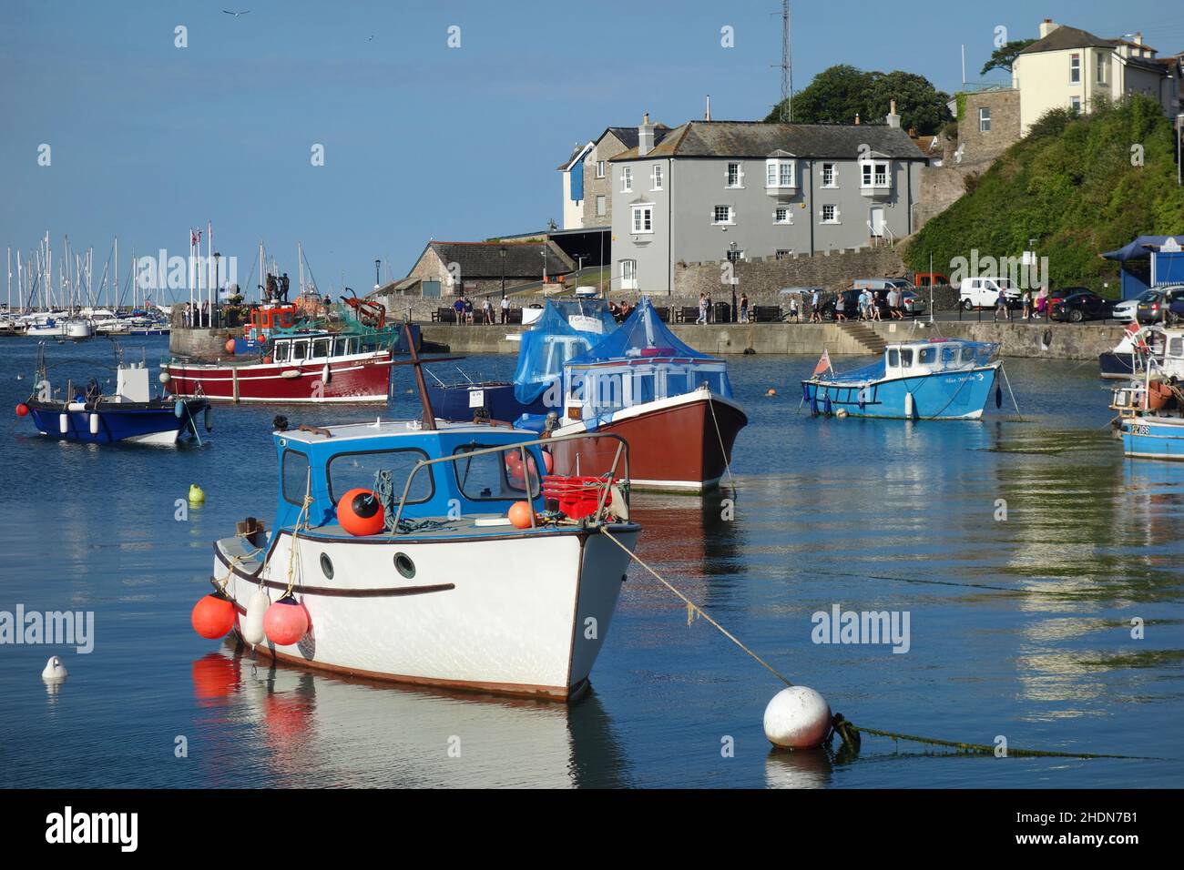 Hafen, brixham, Häfen, Hafen Stockfoto