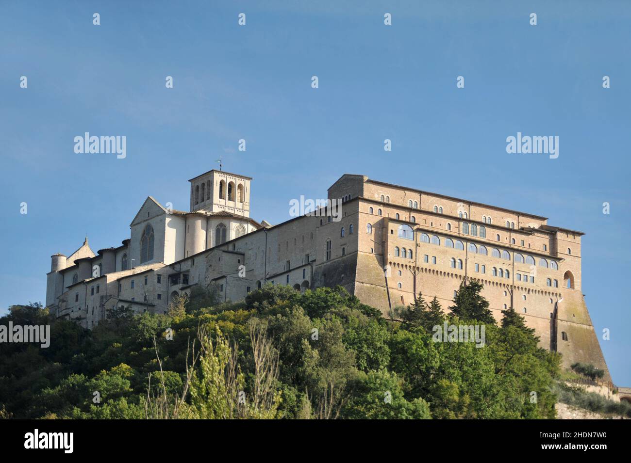 basilika des heiligen franziskus von assisi, Basilika von assisi Stockfoto