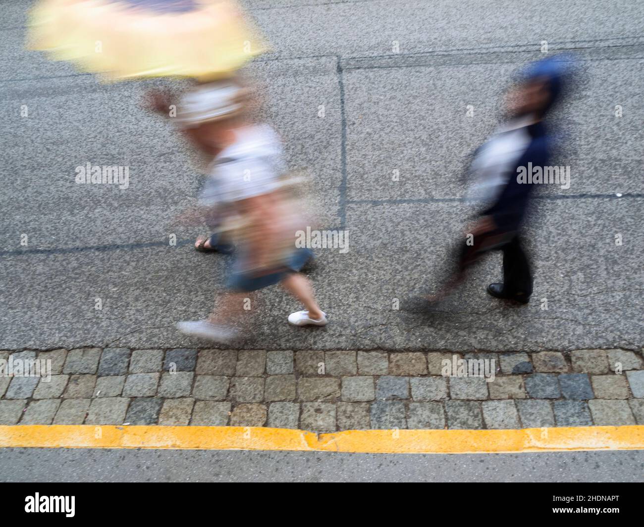 Fußgänger, Passanten, Fußgänger Stockfoto