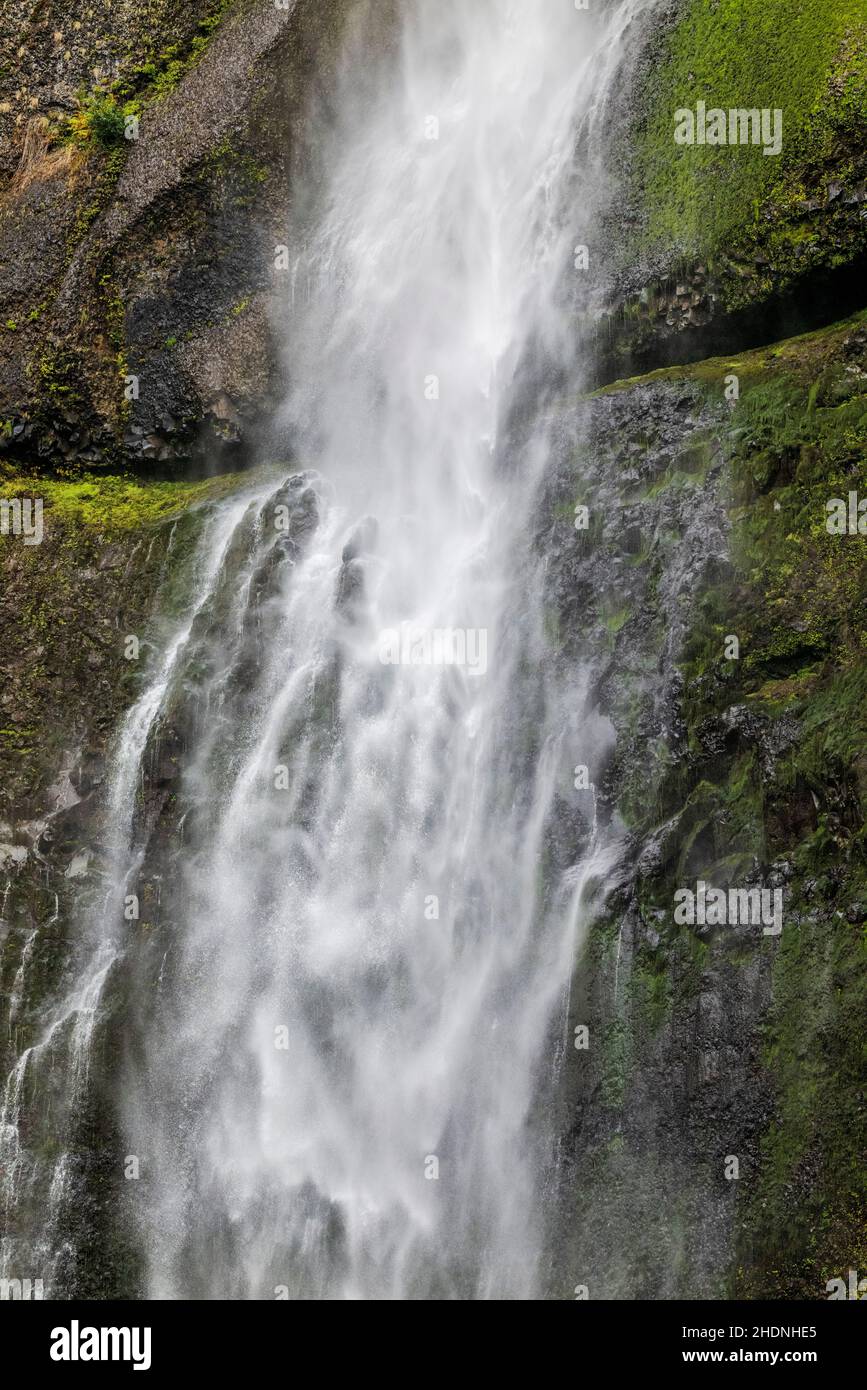 Multnomah Falls; Columbia River Gorge; Oregon; USA Stockfoto