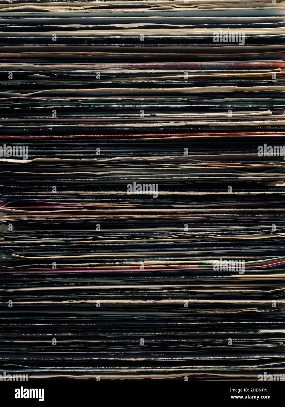 Schallplatten, Schallplatten, Vinyl Stockfoto
