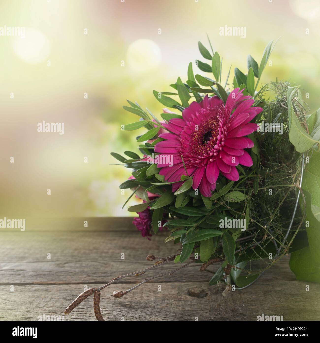 gerbera, Blumenarrangements, Blumenarrangements Stockfoto