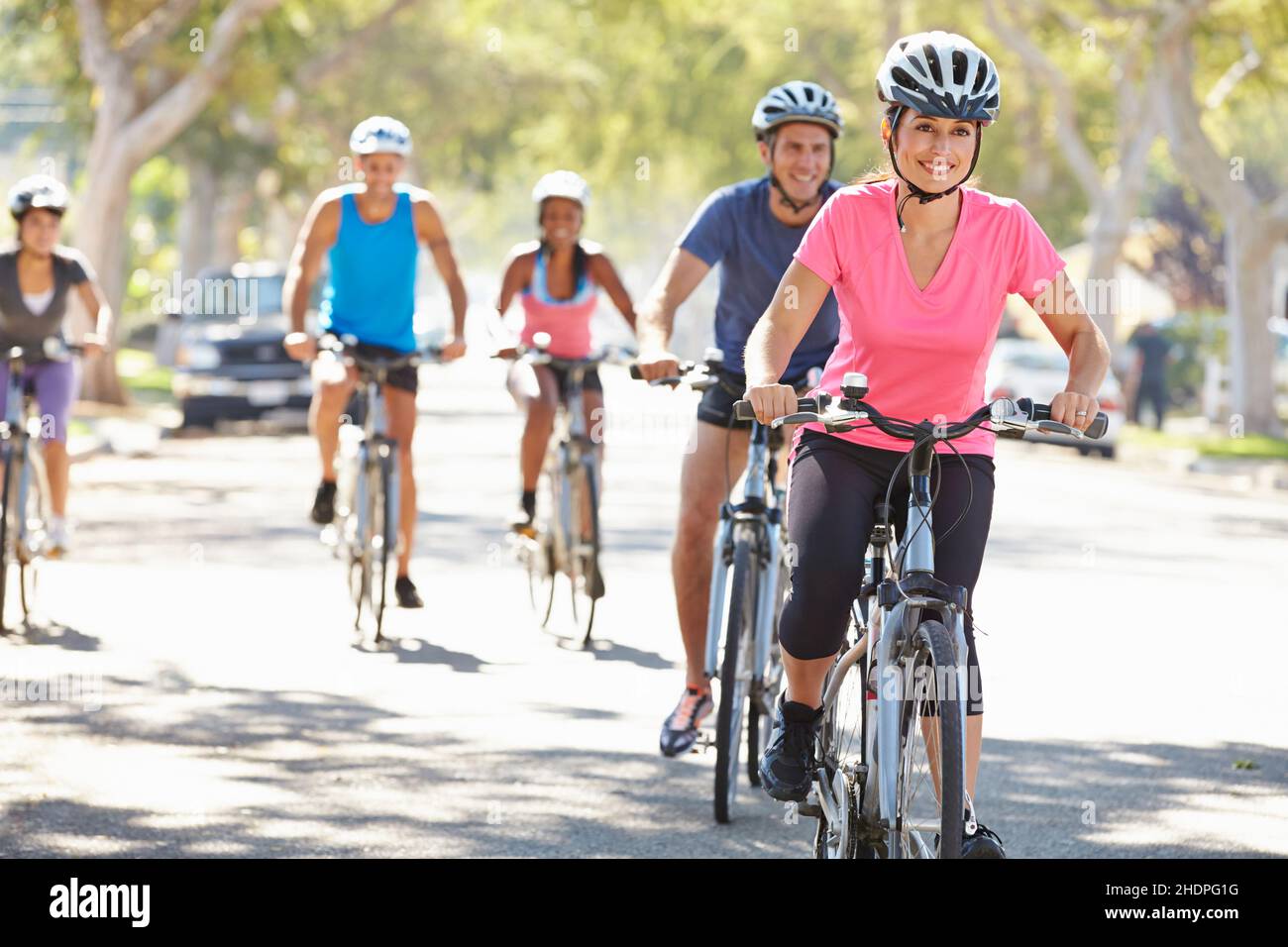 Radfahrer, Radfahren, Radfahrer Stockfoto