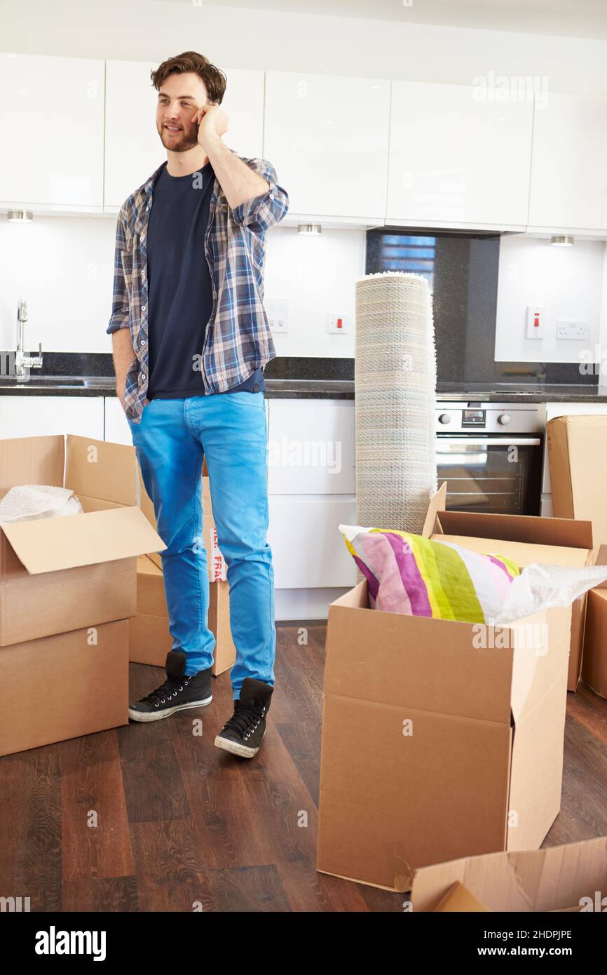 Umzug, Umzug, Einzug, Umzug, Verlagerungen, Einzug Stockfoto