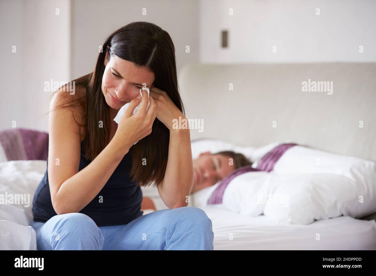 Frau, weinen, Probleme, weiblich, Damen, frau, Frauen, weinen, sorgen, sorgen Stockfoto