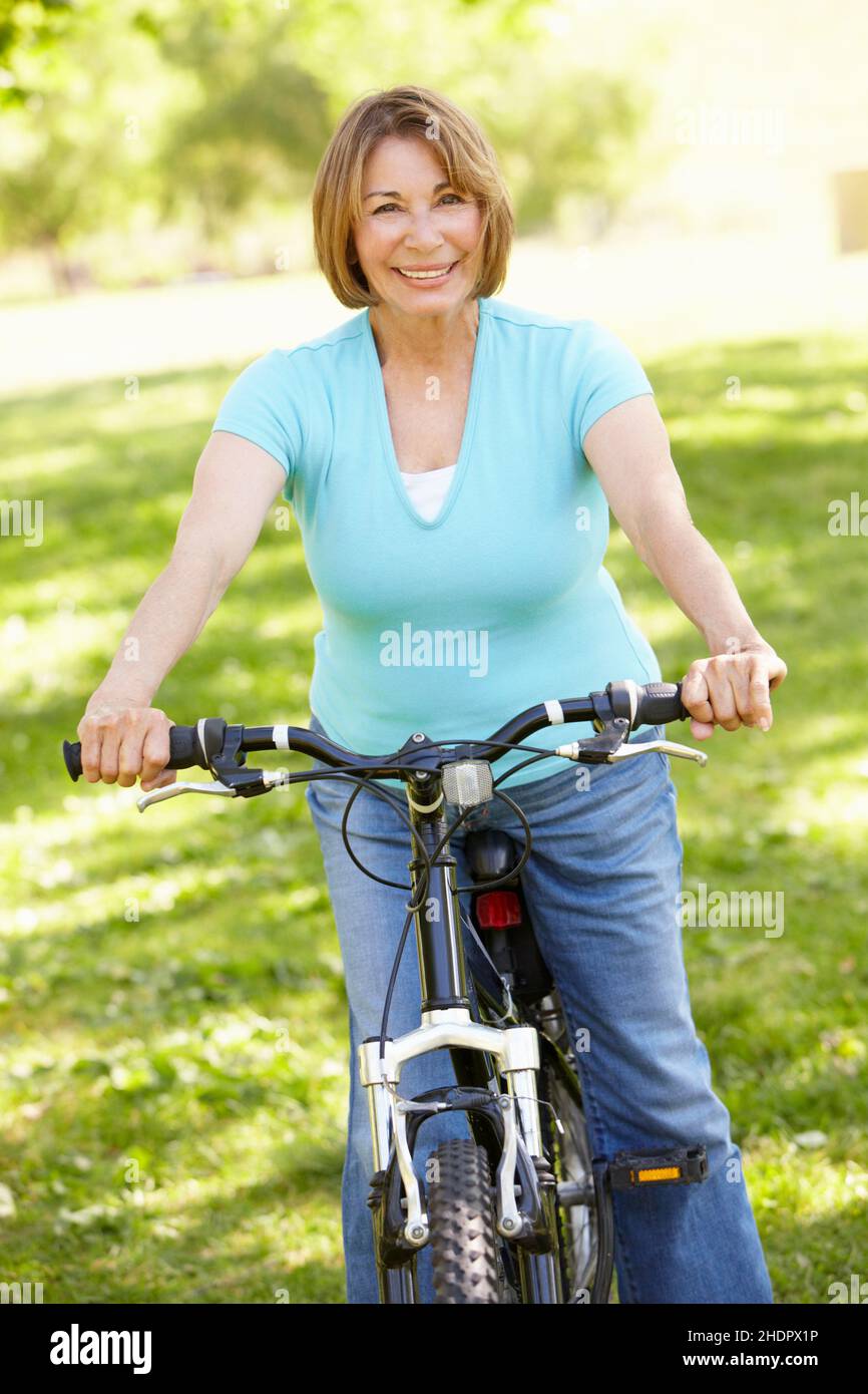 Frau, Radfahren Frauen, weiblich, Damen, Dame, Frauen, Radsportfrauen Stockfoto