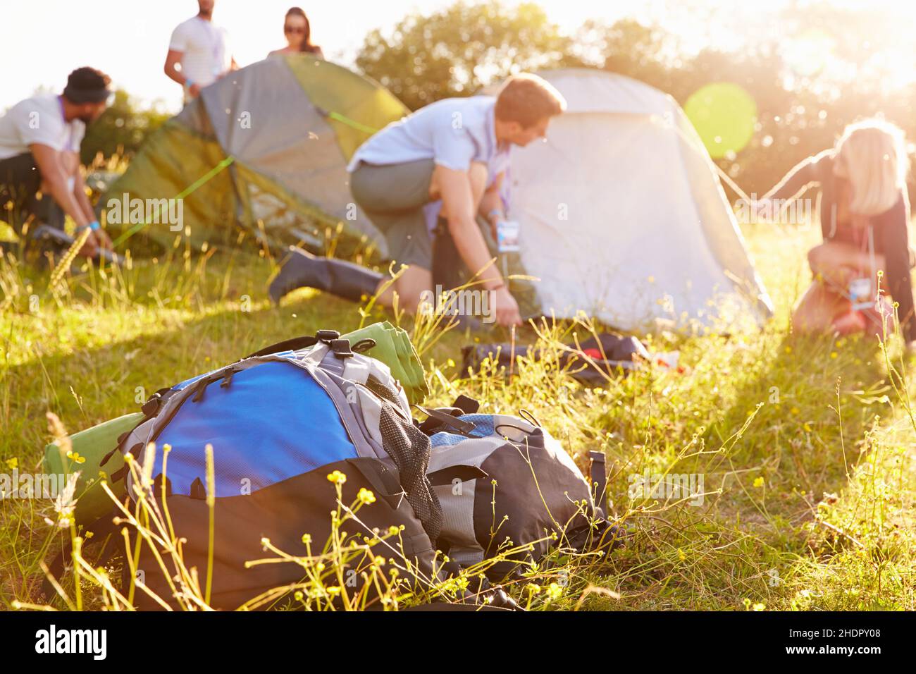 Zelt, Camping, Zeltbau, Zelte, Lager, campings, Zeltkonstruktionen Stockfoto
