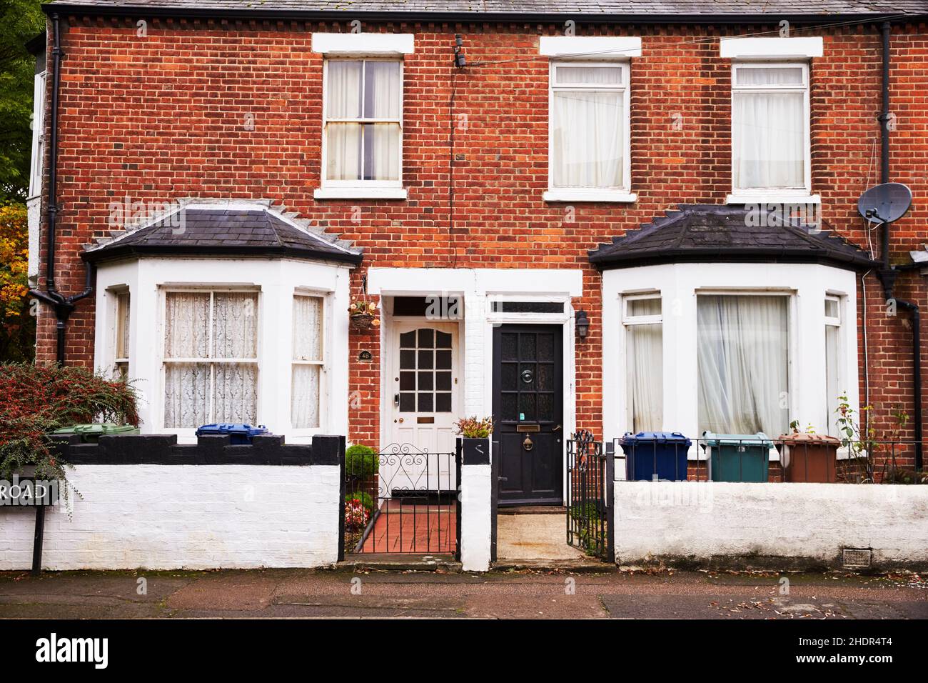 Haus, großbritannien, viktorianischer Stil, Häuser, Großbritannien, viktorianischer Stil Stockfoto