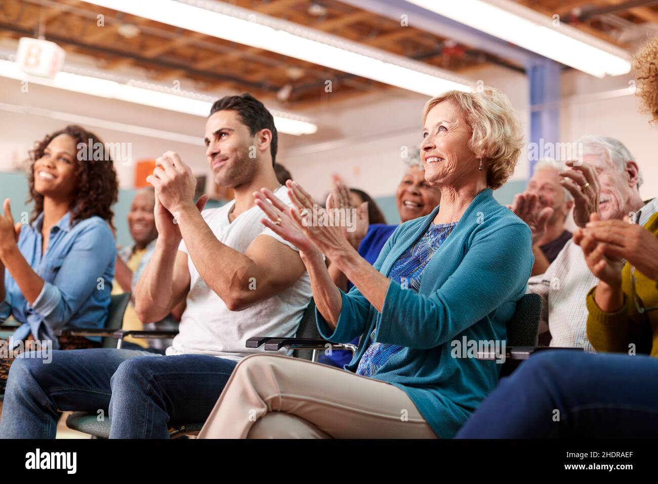 Event, Listener, applaudieren, Events, veranstaltung vortrag, Zuhörer Stockfoto