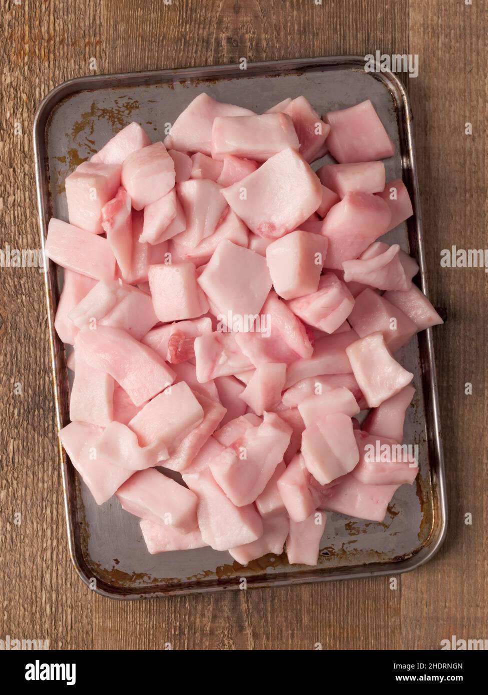 Schweinefleisch, Speckrinde, Fleisch, Schweinefleisch, Speckrinden, Fleisch Stockfoto