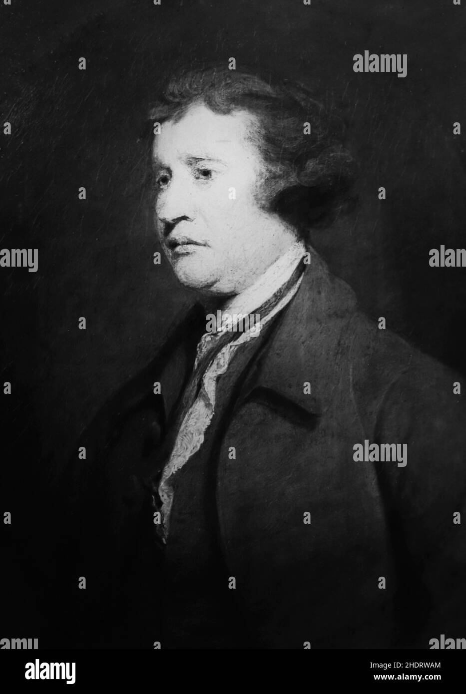 Edmund Burke (b1729, d1797) Stockfoto