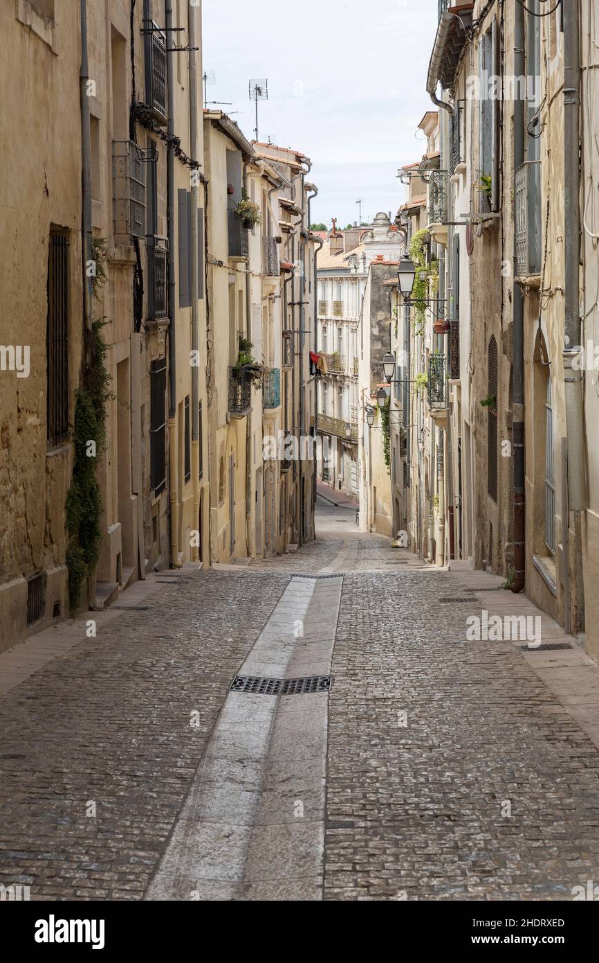 Alley, montpellier, Alleen, Montpelliers Stockfoto