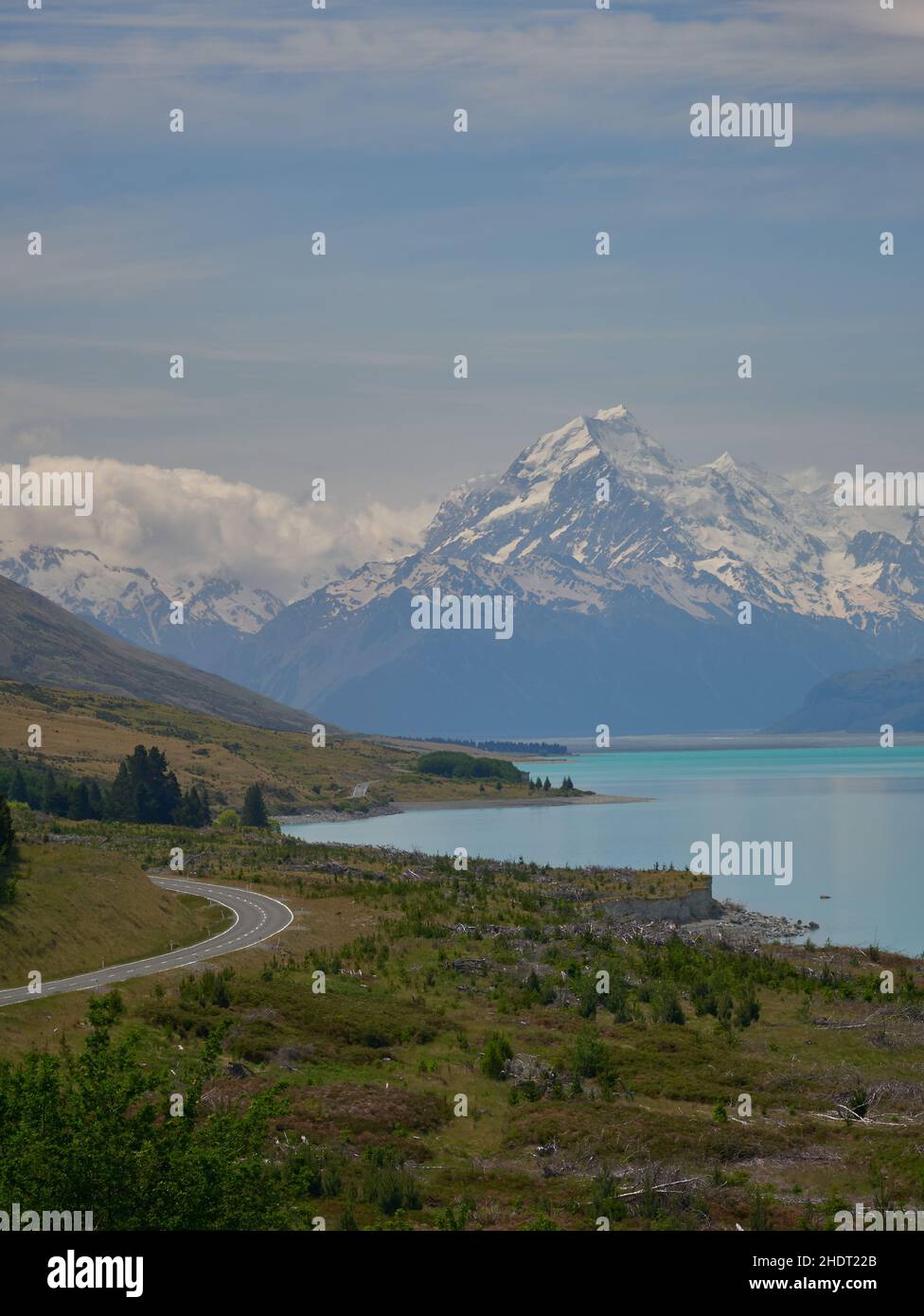 Aoraki/Mt Cook, Neuseeland Stockfoto