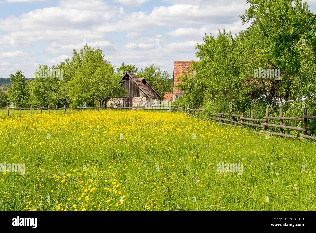 Ländliche Szene, rustikal, Land, Landleben, ländlich, Ländliche Szenen, Rustik Stockfoto