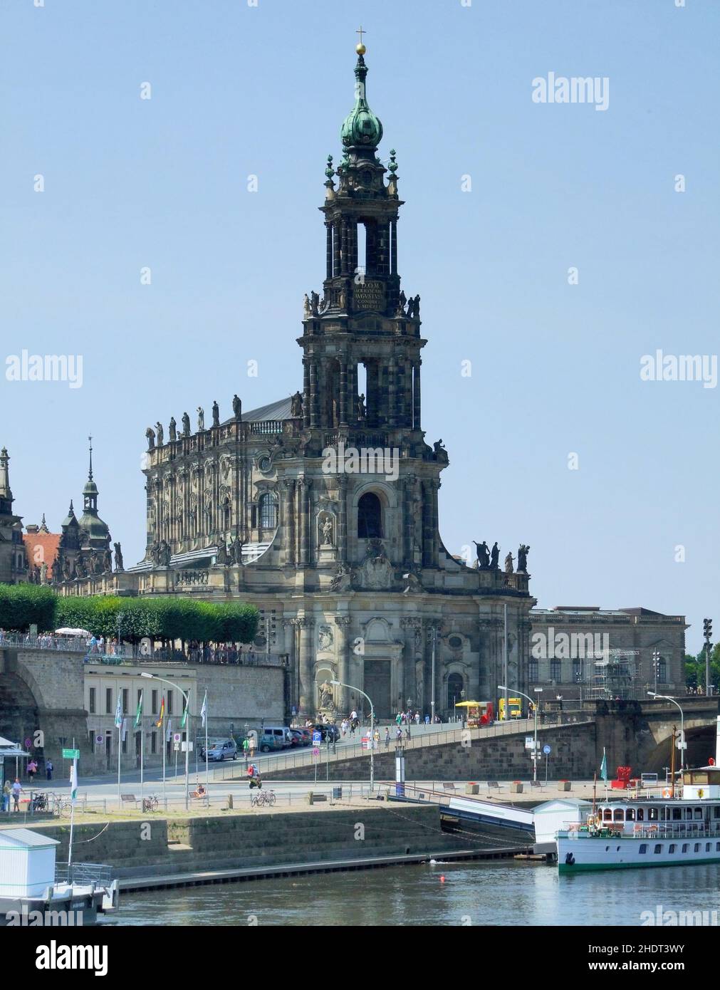 dresden, katholische Kirche des Königlichen Hofes von sachsen, dresdens, katholische Hofkirches Stockfoto