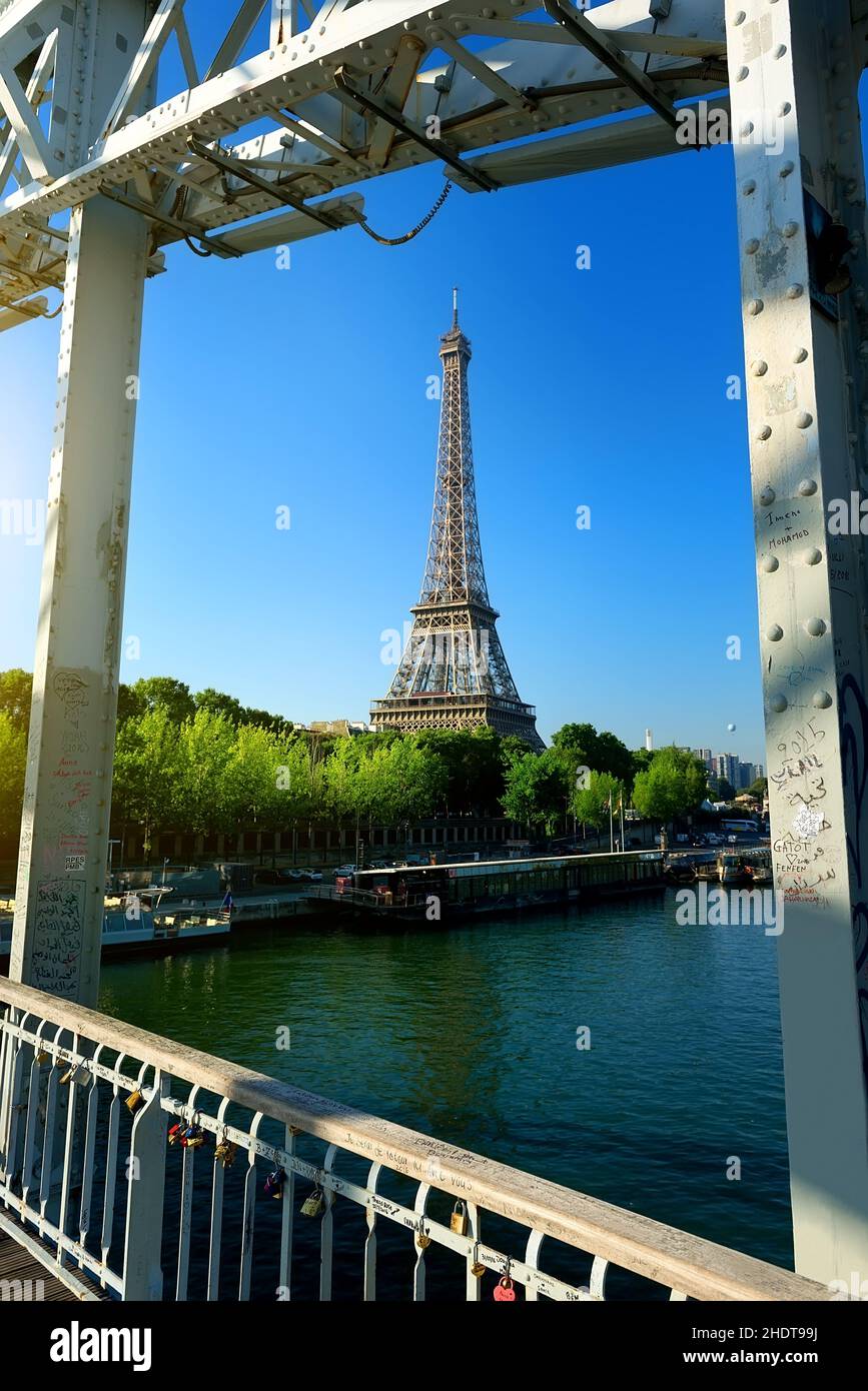 paris, eiffelturm, eiffelturm Stockfoto