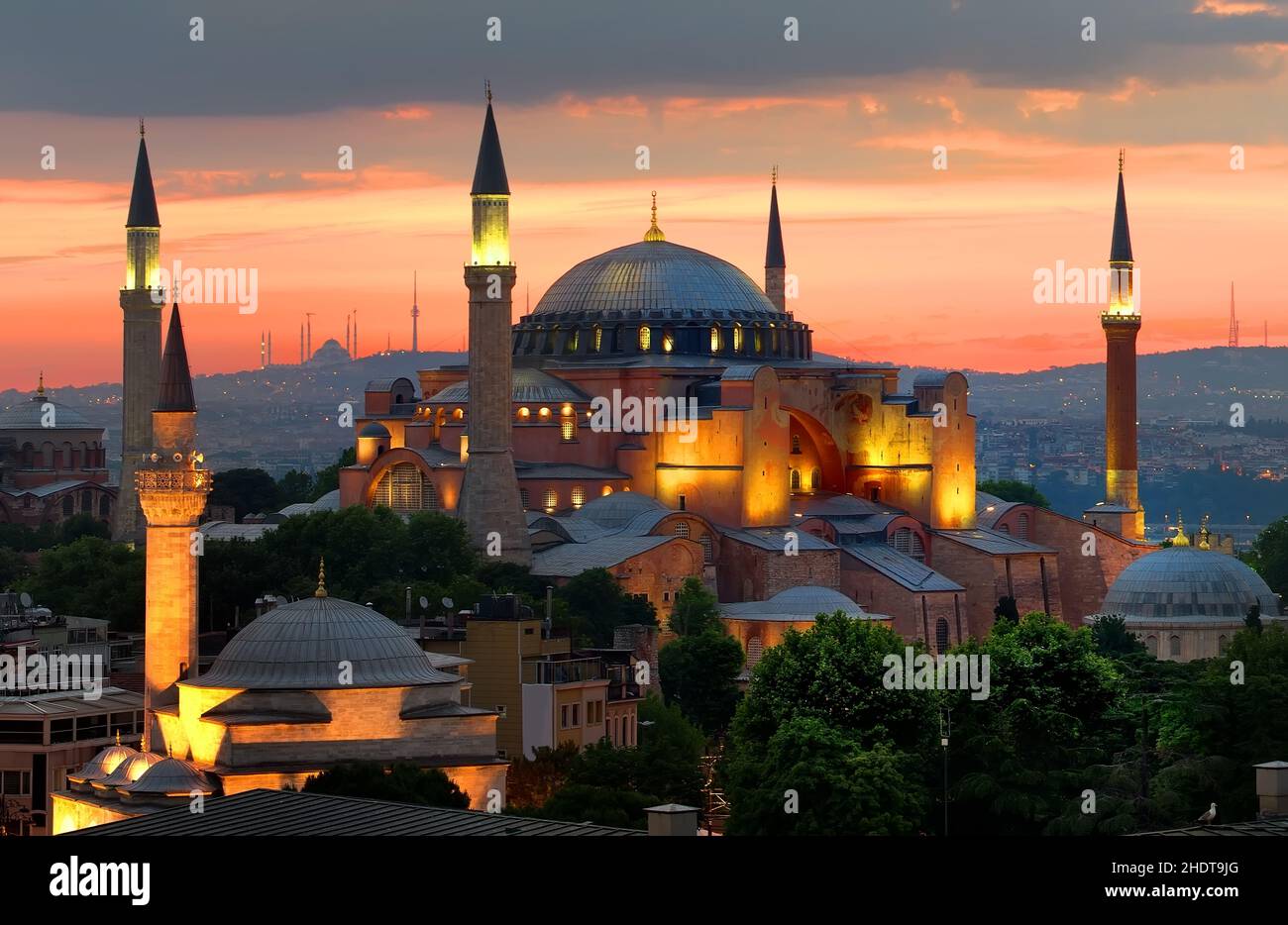 Landmark, Aya sofya, Landmarks, Aya sofyas Stockfoto