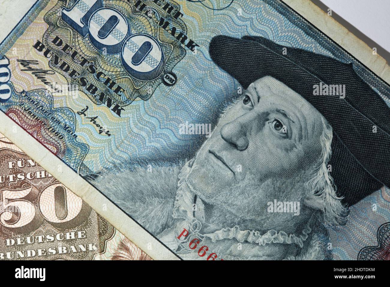 deutsche Mark, deutsche Mark, deutsche Mark, deutsche Mark Stockfoto