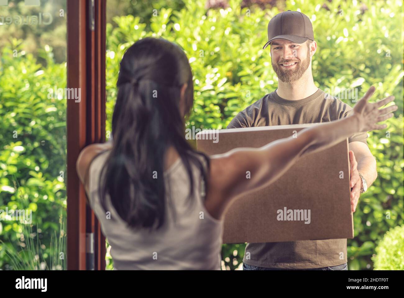 Versand, Lieferung, Lieferung von Lebensmitteln, Express, Versand, Liefern, liefern, liefern, liefern von Lebensmitteln, devlier, Essen, Pizza Stockfoto