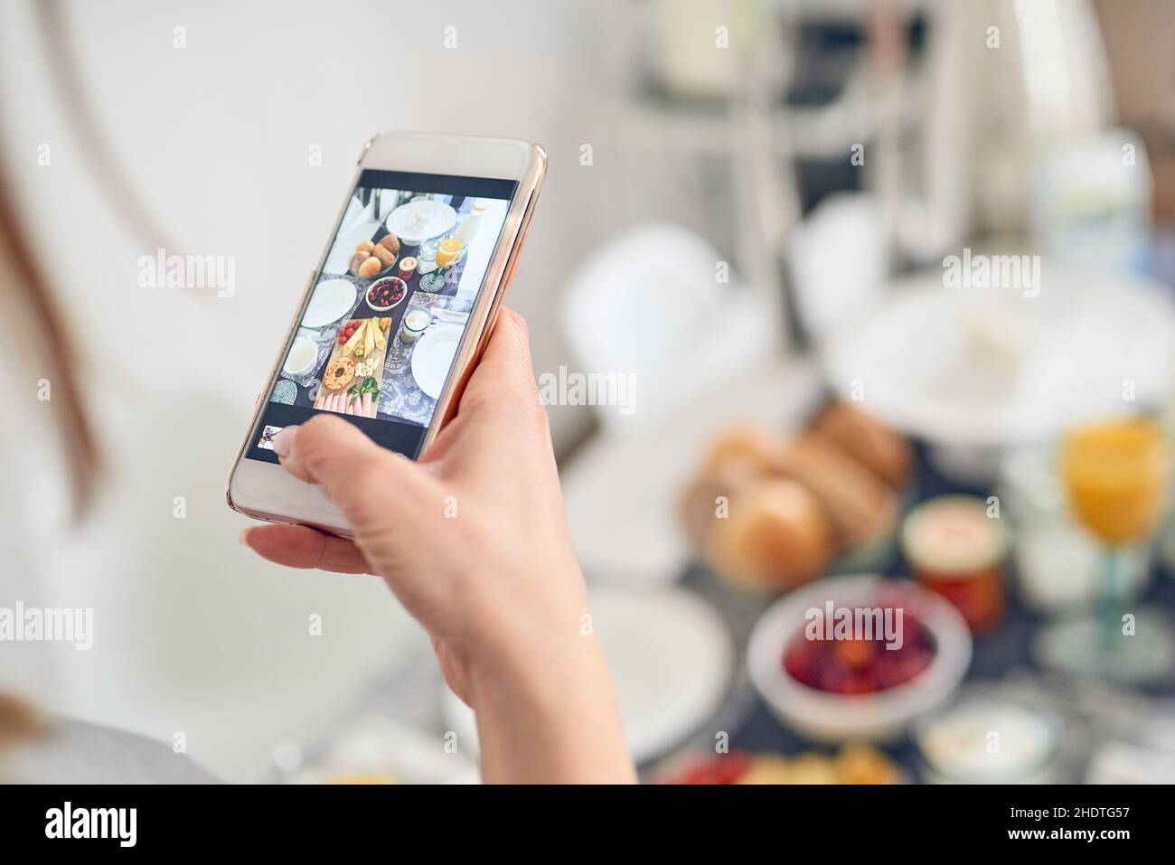 Frühstück, Fotografie, Food-Fotografie, Frühstück, Fotografien Stockfoto