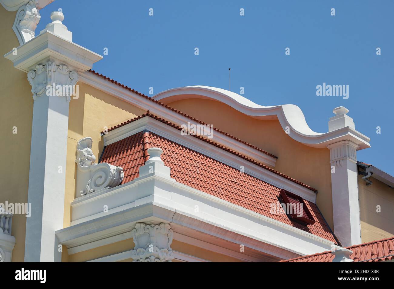 Dach, Klassizismus, viktorianischer Stil, Dächer, Klassizismus, viktorianischer Stil Stockfoto